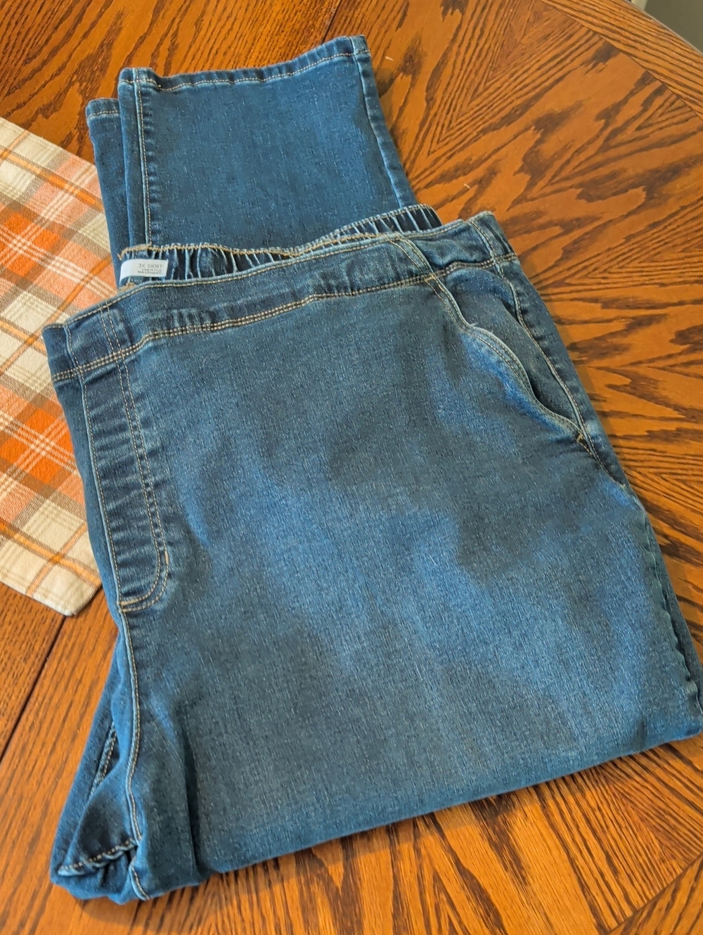 Classic Blue Women's Pull-On Jeans